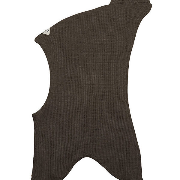 Racing Kids Elefanthue - 2-lags - Uld/Bomuld - Brun m. Takker