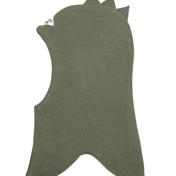 Racing Kids Elefanthue - Uld/Bomuld - 2-lags - Dark Seagrass m.