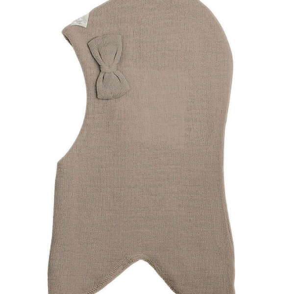 Racing Kids Elefanthue - Uld/Bomuld - 2-lags - Havre m. Sløjfe