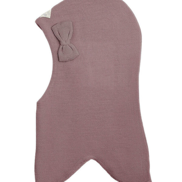 Racing Kids Elefanthue - Uld/Bomuld - 2-lags - Støvet Lilla m. S