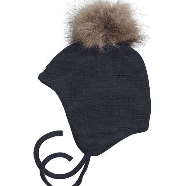 Racing Kids Hue - Uld/Bomuld - Classic Navy m. Kvast