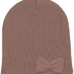 Racing Kids Hue - Uld/Bomuld - Rose Brown m. Sløjfe