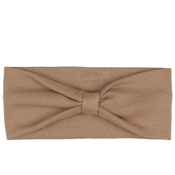 Racing Kids Pandebånd m. Sløjfe - 2-lags - Lysebrun