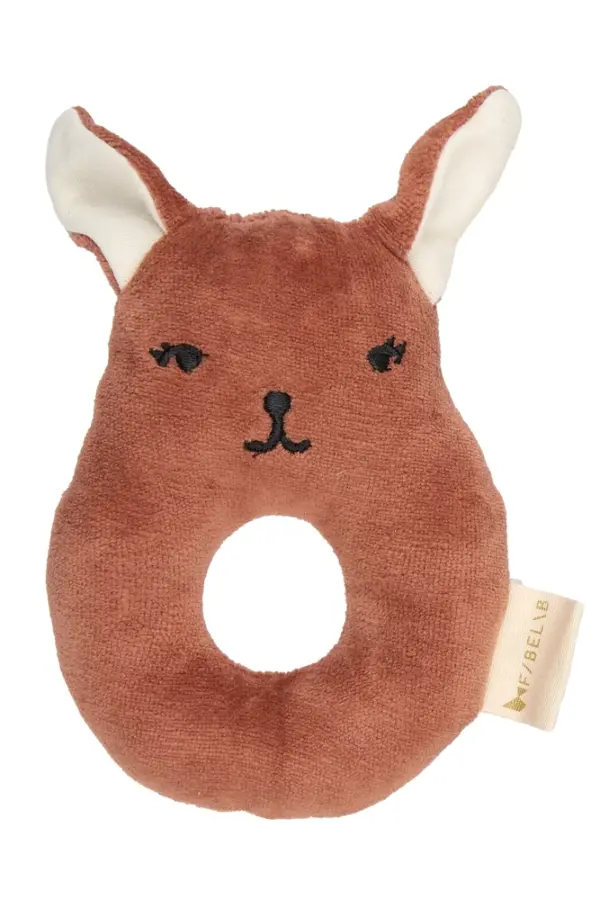 Rattle - Bunny - Ash Rose