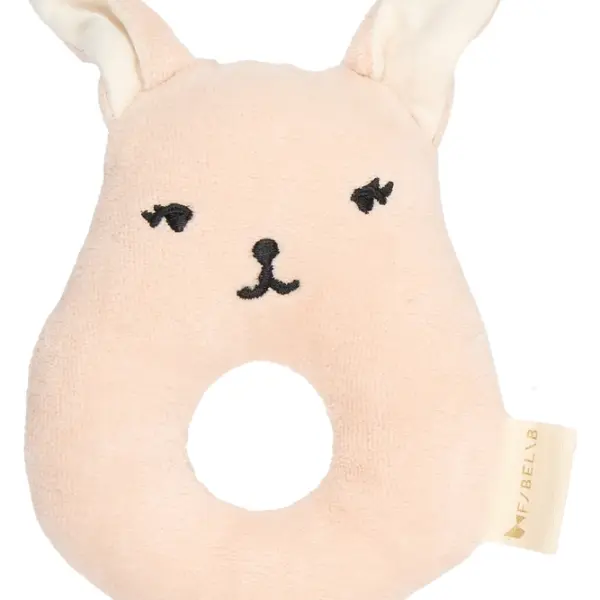 Rattle - Bunny - Peach Whip