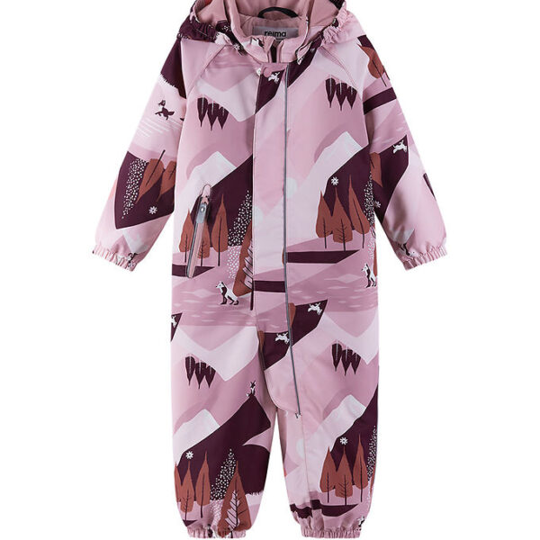 Reima Flyverdragt - Puhuri - Grey Pink m. Print