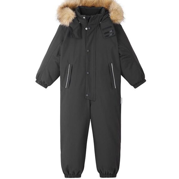 Reima Flyverdragt - Stavanger - Sort m. Imiteret Pels