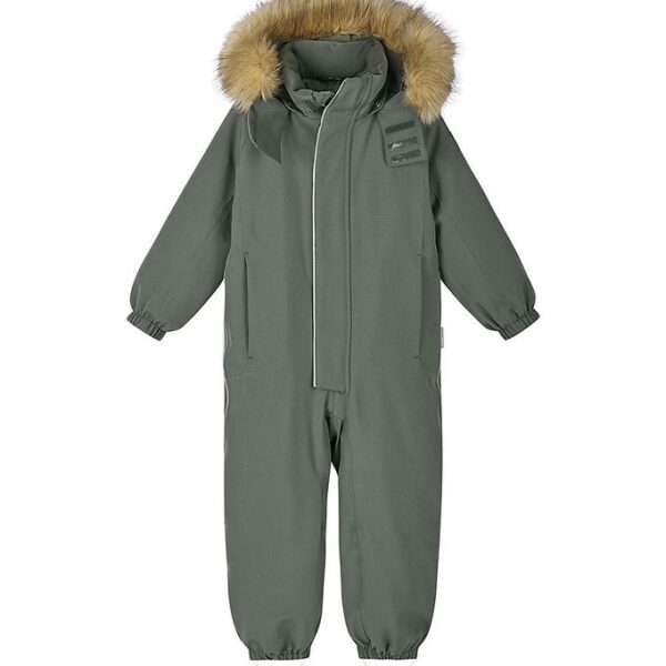 Reima Flyverdragt - Trondheim - Thyme Green m. Imiteret Pels