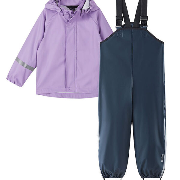 Reima Regntøj m. Seler - PU - Tihku - Blooming Lilac