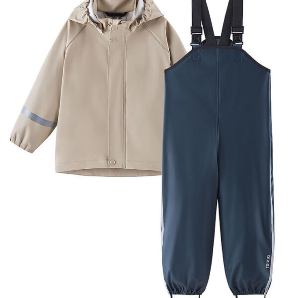 Reima Regntøj m. Seler - PU - Tihku - Earthy Beige