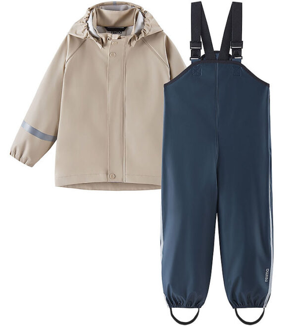 Reima Regntøj m. Seler - PU - Tihku - Earthy Beige