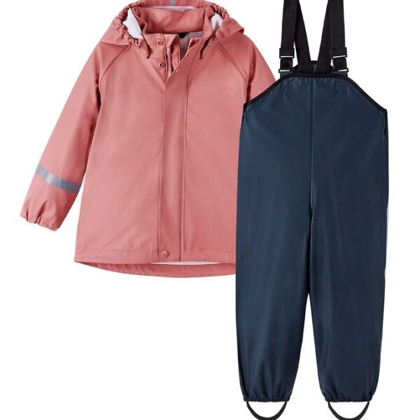 Reima Regntøj m. Seler - Tihku - PU - Rose Blush