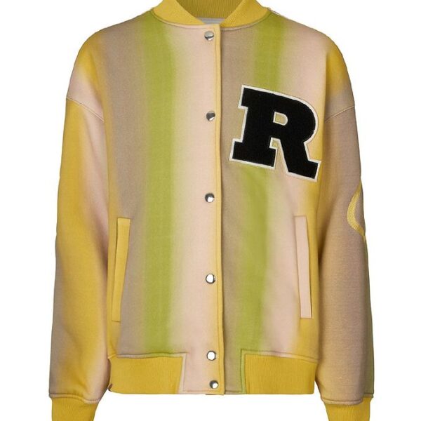 Rosemunde Bomberjakke - Yellow Gradient Print