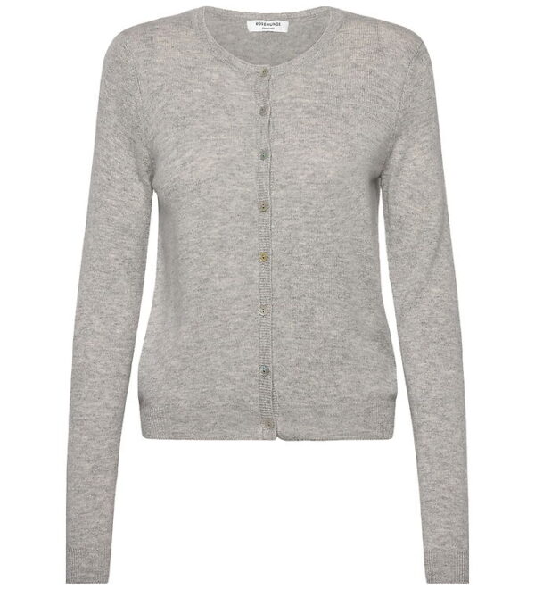 Rosemunde Cardigan - RkSofia - Strik - Uld - Light Grey Melange