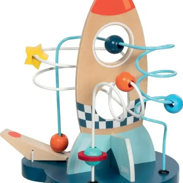 Rumskib, perlelabyrint med katapult