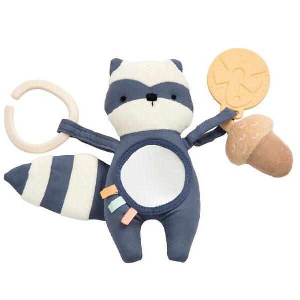Sebra Aktivitetslegetøj - Vaskebjørnen Rebel - 18 cm - Blå