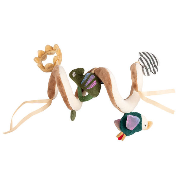 Sebra Aktivitetsspiral - Velour - Wildlife