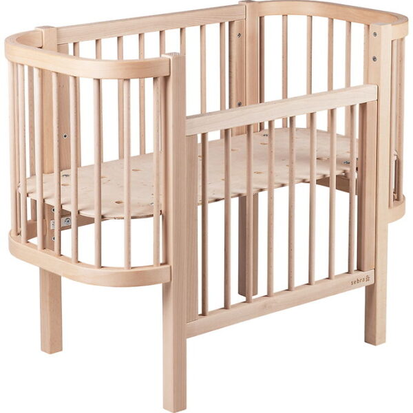 Sebra Bedside Crib - Natur