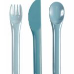 Sebra Bestik - Melamin - Blå