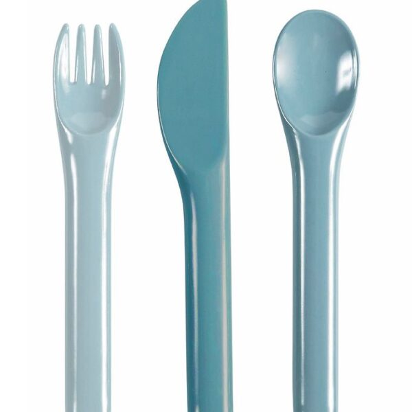 Sebra Bestik - Melamin - Blå