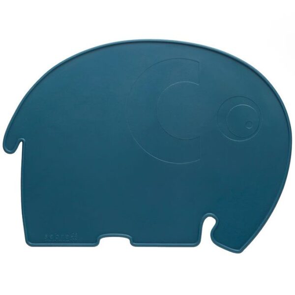 Sebra Dækkeserviet - Silikone - Fanto - Nordic Blue