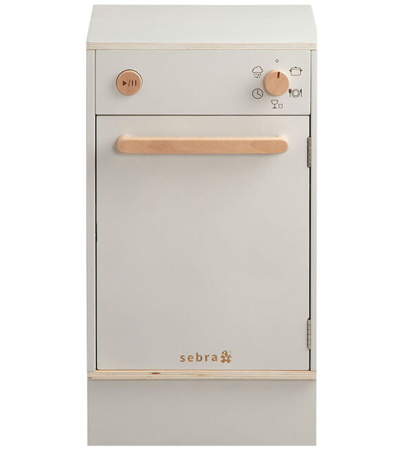 Sebra Legekøkken - Opvaskemaskine - Træ - Seabreeze Beige