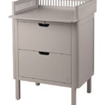 Sebra Puslebord m. Skuffer - Jetty Beige