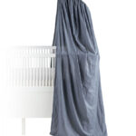 Sebra Sengehimmel - Sky - Dobbyvævet - Forest Lake Blue