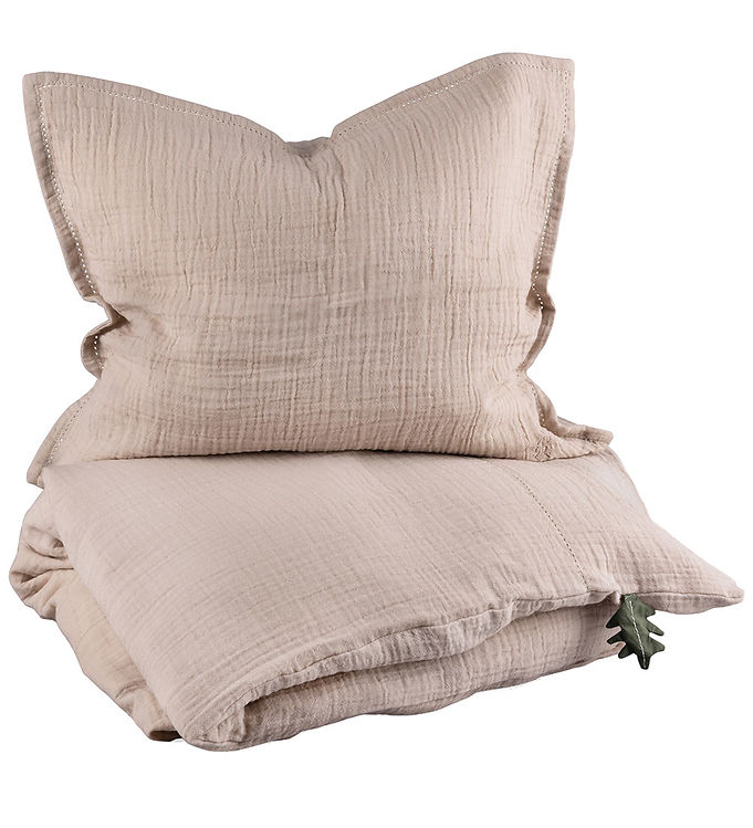 Sebra Sengetøj - Baby - Musselin - Seabreeze Beige Sebra Sengetøj - Baby - Musselin - Seabreeze Beige