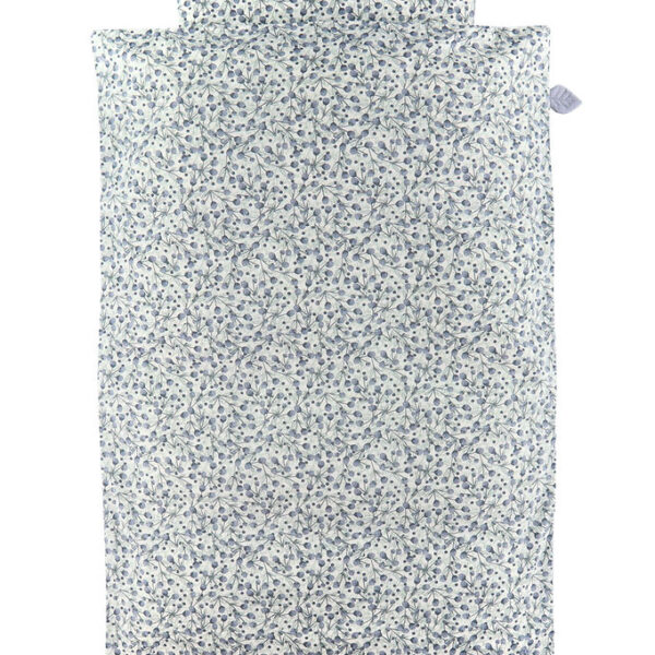 Sebra Sengetøj - Junior - Blue Olive