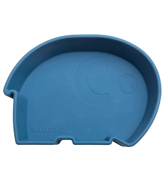 Sebra Skål - Silikone - Fanto - Nordic Blue