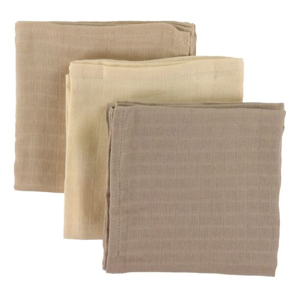 Sebra Stofbleer - 3-Pak - Moonlight Beige