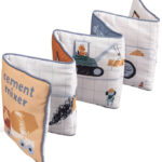 Sebra Stofbog - Busy Builders