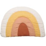 Sebra Strikket Legemadras - Regnbue - 130x85cm - Sunset Rose