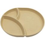 Sebra Tallerken - Bioplast - 3 Rum - Mums - Wheat Yellow