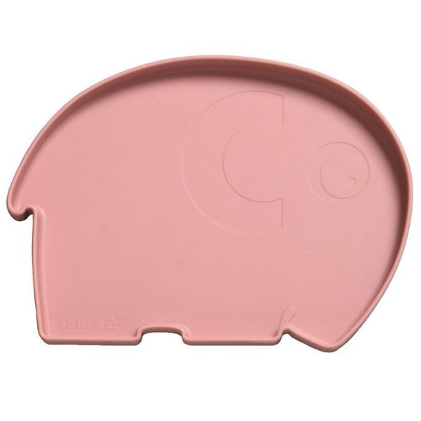 Sebra Tallerken - Silikone - Fanto - Blossom Pink