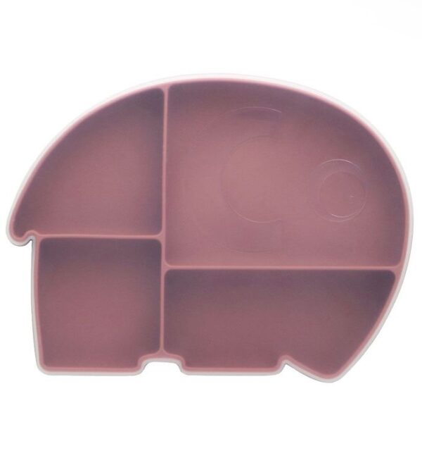 Sebra Tallerken m. Låg - Silikone - Fanto - Vintage Rose Sebra Tallerken m. Låg - Silikone - Fanto - Vintage Rose