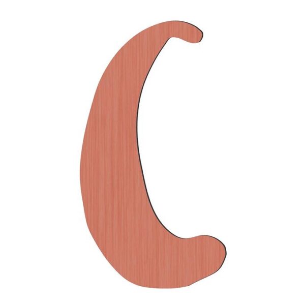 Sebra Træbogstaver - C - Watermelon Pink