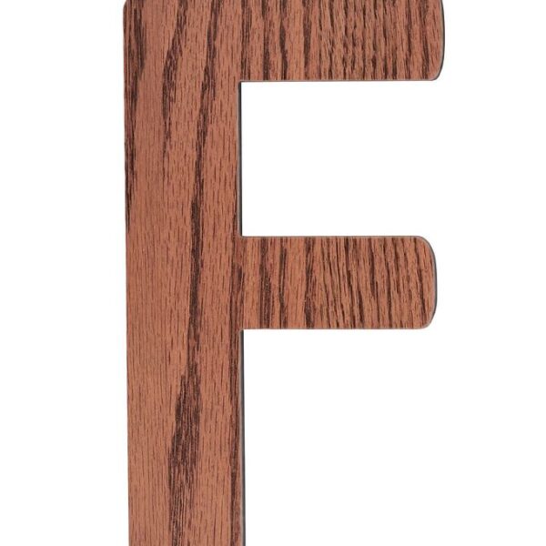 Sebra Træbogstaver - F