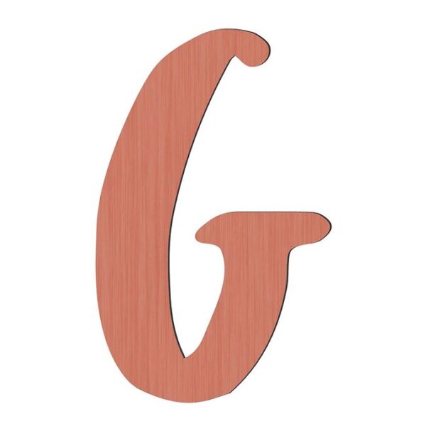 Sebra Træbogstaver - G - Watermelon Pink