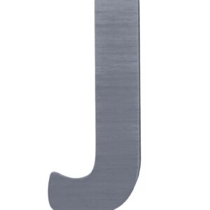 Sebra Træbogstaver - J - Grå
