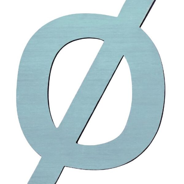 Sebra Træbogstaver - Ø - Pastel Dreng