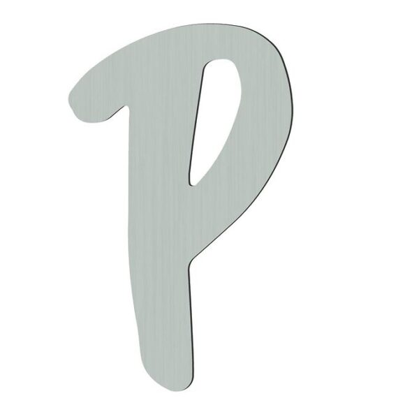 Sebra Træbogstaver - P - Eucalyptus Green