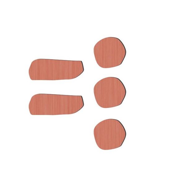 Sebra Træbogstaver - Tegn - Watermelon Pink