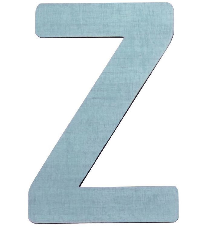 Sebra Træbogstaver - Z - Pastel Dreng