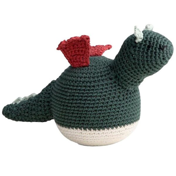 Sebra Tumling - Hæklet - Drage - Grøn