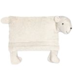 Senger Naturwelt Pude - Stone Pine Bear - 45x30 cm - Hvid