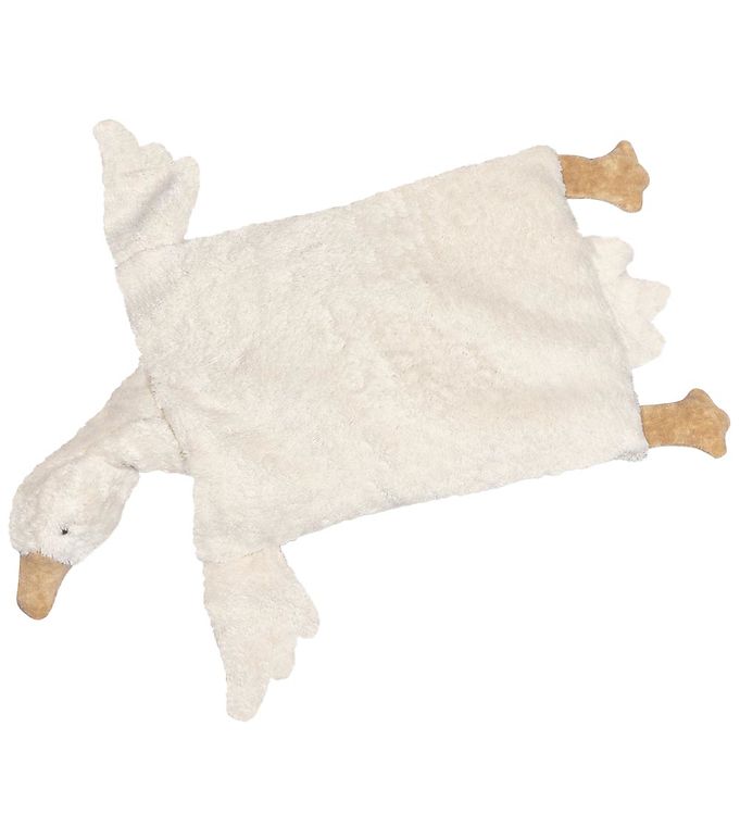 Senger Naturwelt Pude - Stone Pine Goose - 59x46 cm - Hvid