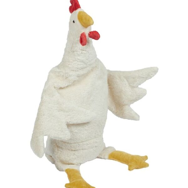 Senger Naturwelt Varmepude - Stor - Høne - 67 cm - Hvid