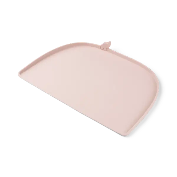 Silikone dækkeserviet m/høj kant Elphee - Pudder